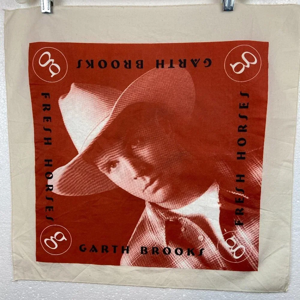 Scarf Art Garth Brooks 100% cotton 20